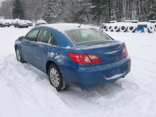 1C3LC56R68N257156 - 2008 CHRYSLER SEBRING TO BLUE photo 3