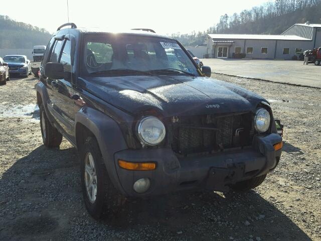 1J4GL48K72W139359 - 2002 JEEP LIBERTY SP BLACK photo 1