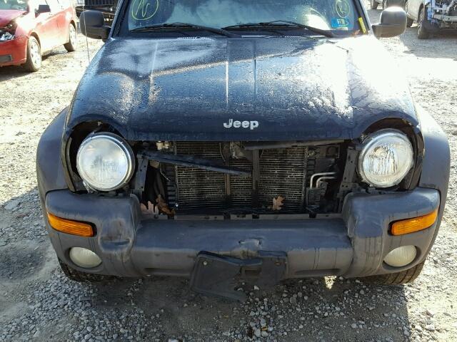 1J4GL48K72W139359 - 2002 JEEP LIBERTY SP BLACK photo 9