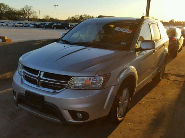 3C4PDCBG2DT546709 - 2013 DODGE JOURNEY SX SILVER photo 2