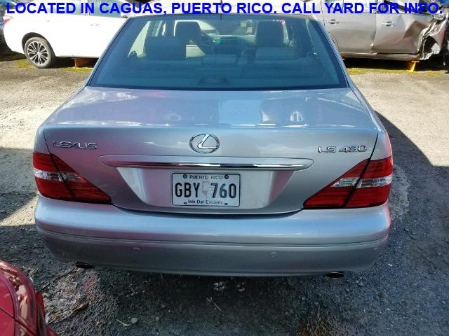 JTHBN36F340144119 - 2004 LEXUS LS 430 GRAY photo 10