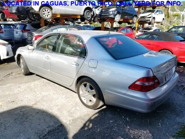 JTHBN36F340144119 - 2004 LEXUS LS 430 GRAY photo 3