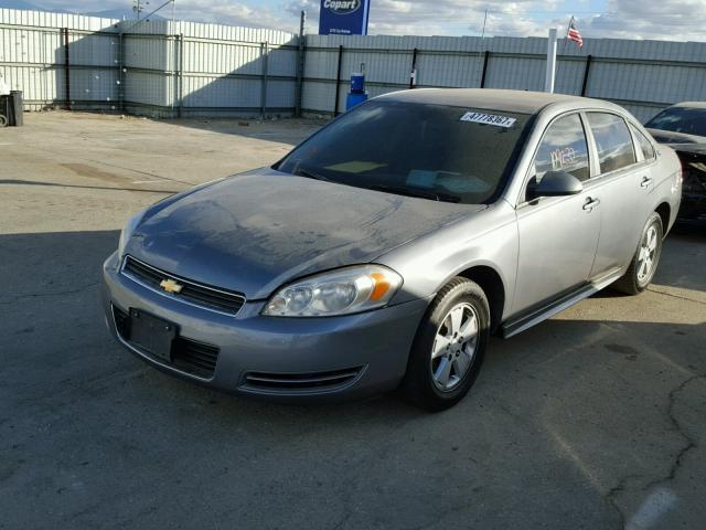 2G1WT57N391246275 - 2009 CHEVROLET IMPALA 1LT BLUE photo 2