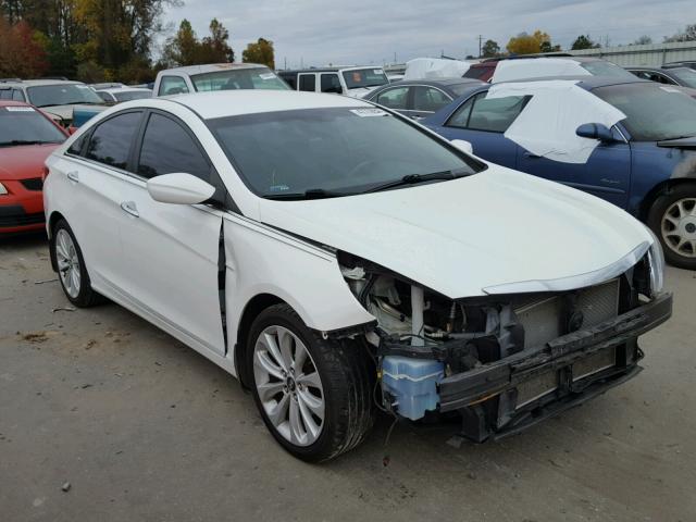 5NPEC4AC7BH114998 - 2011 HYUNDAI SONATA SE WHITE photo 1