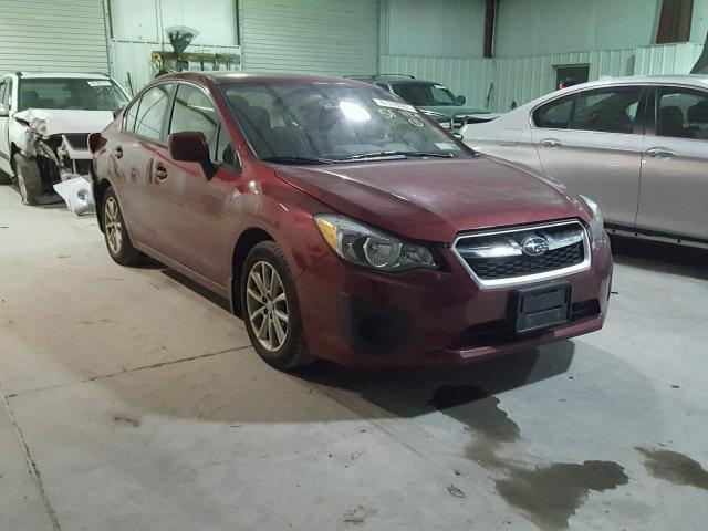 JF1GJAC68EH007469 - 2014 SUBARU IMPREZA PR RED photo 1