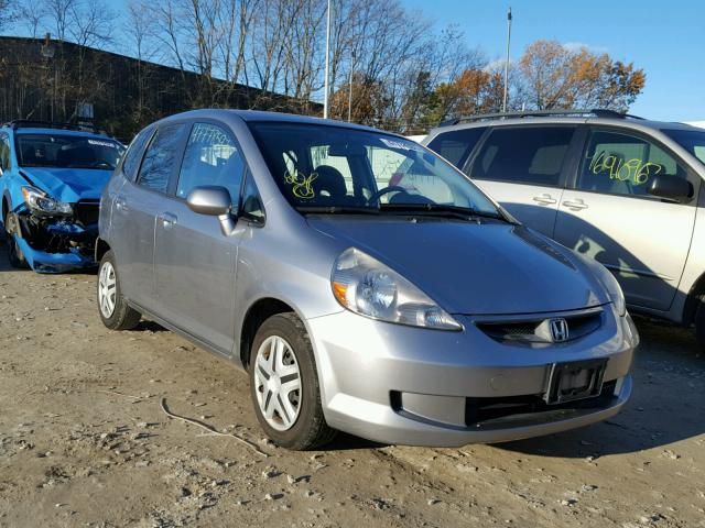 JHMGD38497S066829 - 2007 HONDA FIT SILVER photo 1