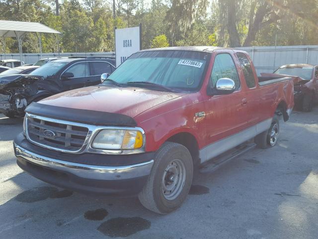 1FTZX17271NA93572 - 2001 FORD F150 RED photo 2