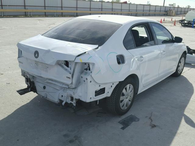 3VW267AJ4GM220284 - 2016 VOLKSWAGEN JETTA S WHITE photo 4