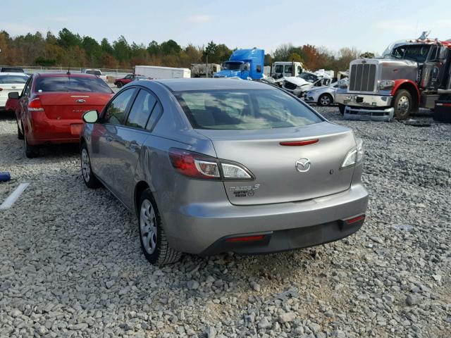 JM1BL1SF8A1268734 - 2010 MAZDA 3 I GRAY photo 3