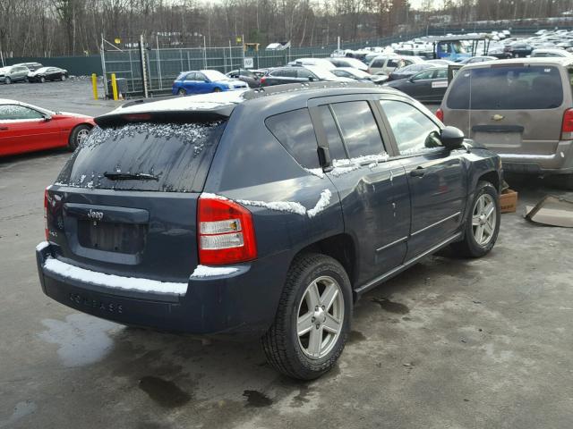 1J8FF47W98D733364 - 2008 JEEP COMPASS SP BLUE photo 4