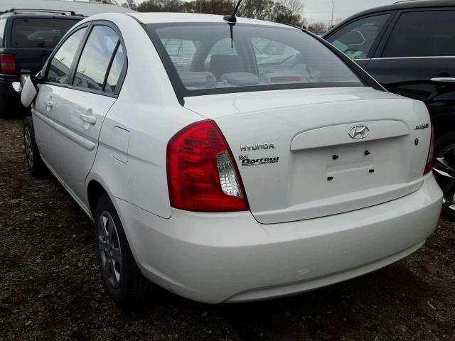 KMHCN4AC8BU618320 - 2011 HYUNDAI ACCENT GLS WHITE photo 3