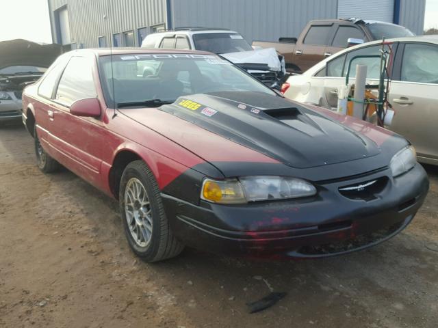 1FAPP62T5PH222152 - 1993 FORD THUNDERBIR MAROON photo 1