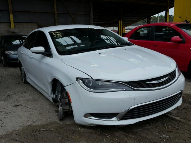 1C3CCCAB5FN631607 - 2015 CHRYSLER 200 LIMITE WHITE photo 1