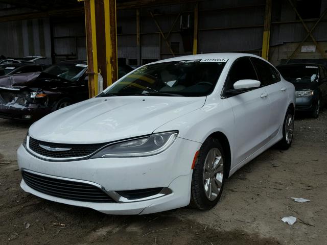 1C3CCCAB5FN631607 - 2015 CHRYSLER 200 LIMITE WHITE photo 2