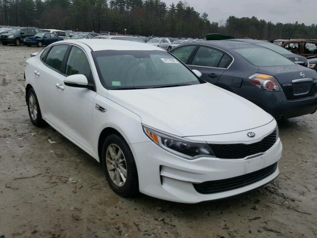 5XXGT4L31GG069534 - 2016 KIA OPTIMA LX WHITE photo 1