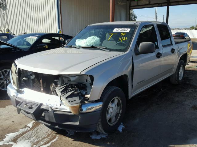 1GCCS136858203272 - 2005 CHEVROLET COLORADO SILVER photo 2