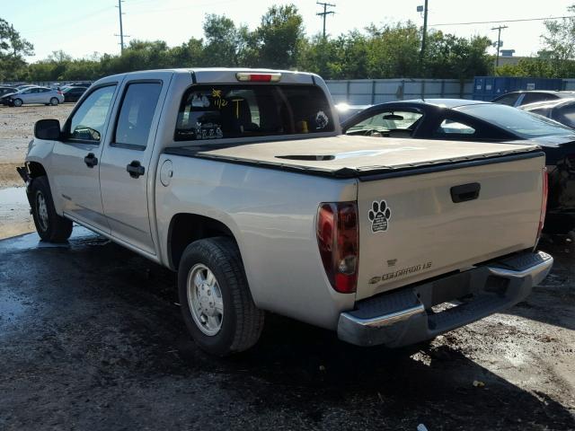 1GCCS136858203272 - 2005 CHEVROLET COLORADO SILVER photo 3