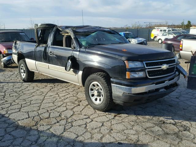 1GCEK19V56Z114617 - 2006 CHEVROLET SILVERADO BLACK photo 1