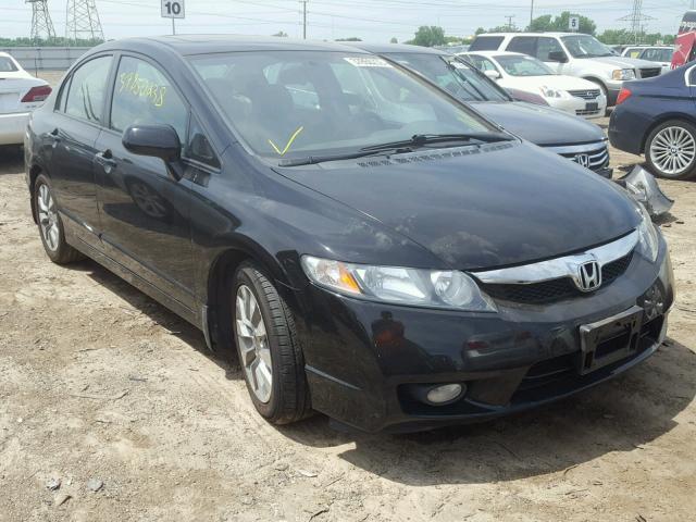 19XFA1F90BE019029 - 2011 HONDA CIVIC EXL 黑色 照片 1