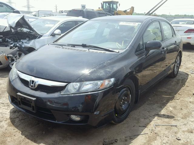 19XFA1F90BE019029 - 2011 HONDA CIVIC EXL 黑色 照片 2