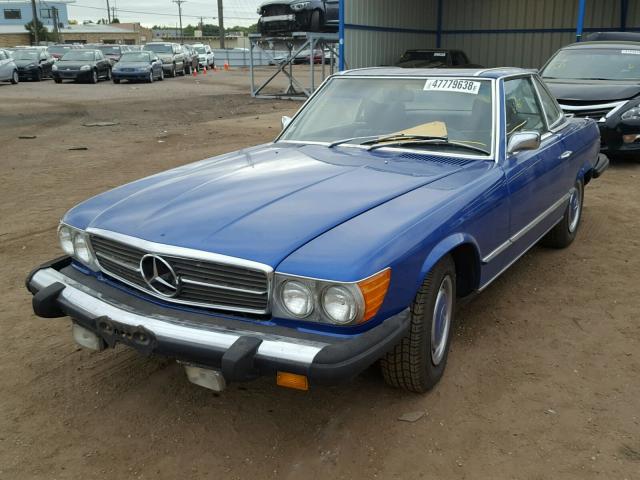 10704412023497 - 1975 MERCEDES-BENZ 450 SL BLUE photo 2