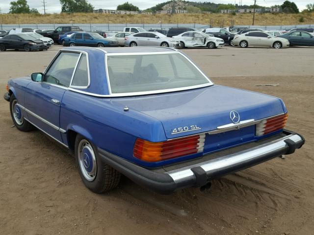 10704412023497 - 1975 MERCEDES-BENZ 450 SL BLUE photo 3