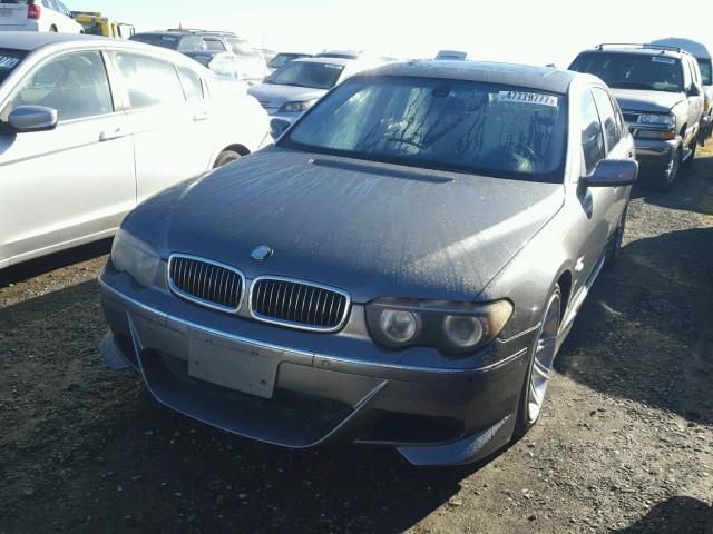 WBAGN63423DR13693 - 2003 BMW 745 LI GRAY photo 2