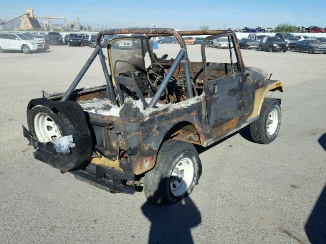 1JCBM87E1BT057028 - 1981 JEEP JEEP CJ7 YELLOW photo 4