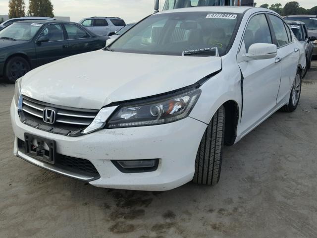 1HGCR2F89DA006148 - 2013 HONDA ACCORD EXL WHITE photo 2