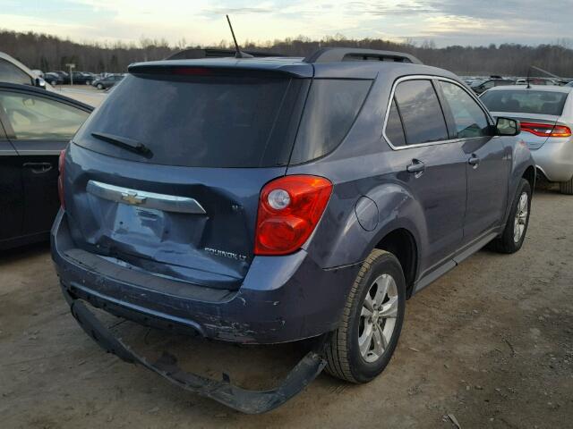 2GNALDEK7D6260610 - 2013 CHEVROLET EQUINOX LT BLUE photo 4