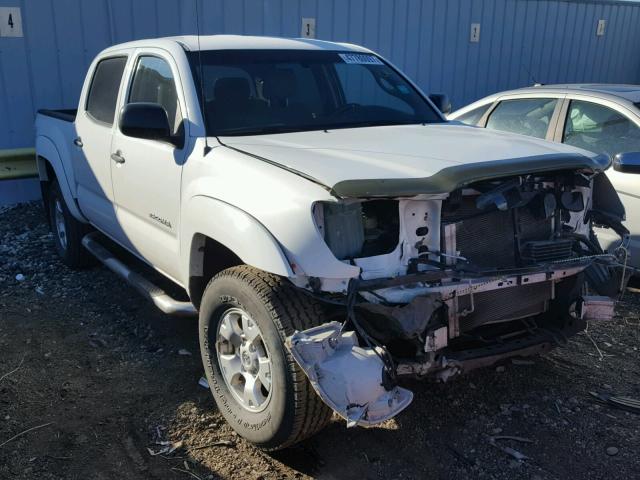 5TEJU62NX6Z292933 - 2006 TOYOTA TACOMA DOU WHITE photo 1