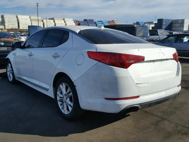 KNAGM4AD2E5071784 - 2014 KIA OPTIMA HYB WHITE photo 3