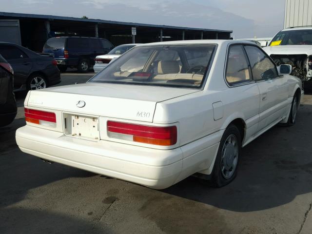 JNKHF14C5LT002775 - 1990 INFINITI M30 WHITE photo 4