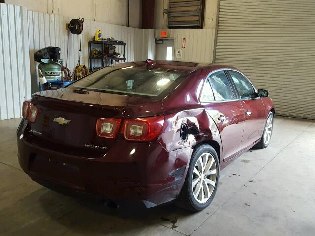 1G11F5SL1FF227980 - 2015 CHEVROLET MALIBU LTZ MAROON photo 4