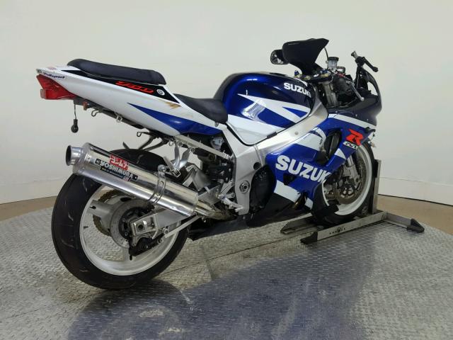 JS1GR7HA232102316 - 2003 SUZUKI GSX-R750 BLUE photo 8