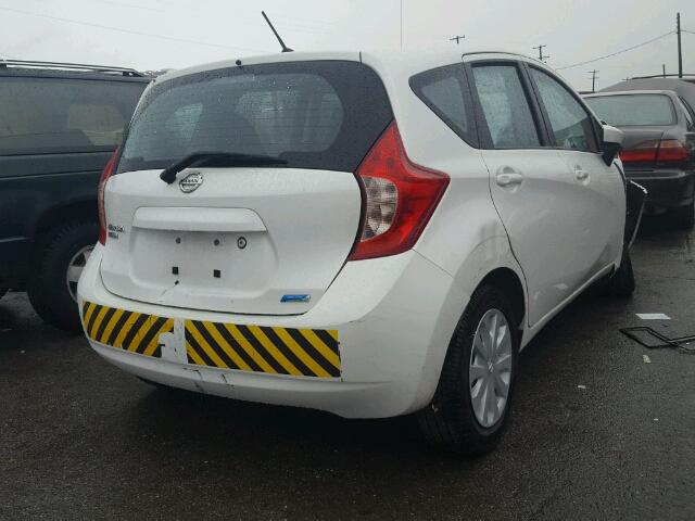 3N1CE2CP8FL392789 - 2015 NISSAN VERSA NOTE WHITE photo 4