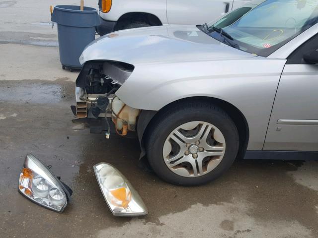 1G1ZS58N68F103813 - 2008 CHEVROLET MALIBU LS ვერცხლისფერი ფოტო 10