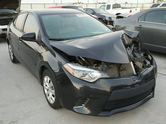 5YFBURHEXFP201582 - 2015 TOYOTA COROLLA L BLACK photo 1