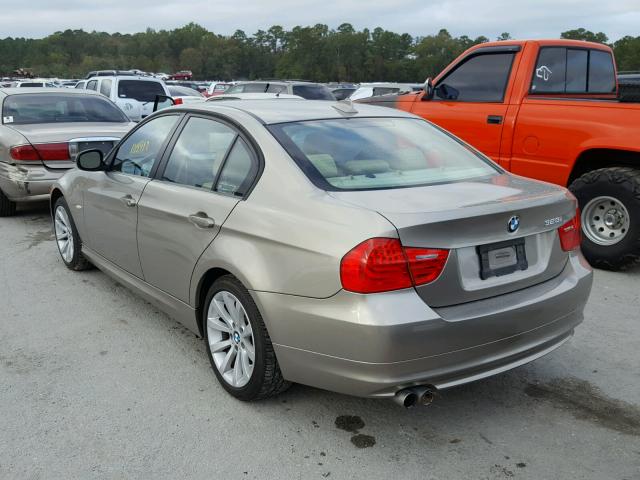 WBAPH7C59BE676294 - 2011 BMW 328 I BROWN photo 3