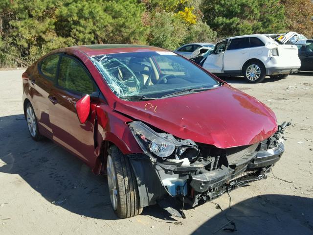 KMHDH4AE4BU107944 - 2011 HYUNDAI ELANTRA GL MAROON photo 1