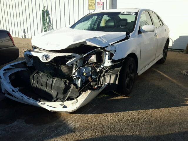 4T1BK3EK1BU619633 - 2011 TOYOTA CAMRY SE WHITE photo 2