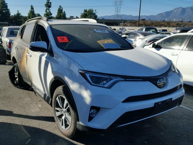 2T3WFREV0HW315728 - 2017 TOYOTA RAV4 XLE WHITE photo 1