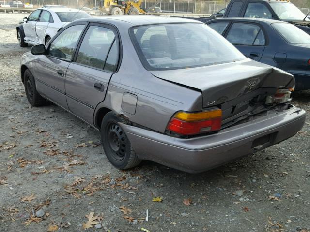 1NXAE09B6SZ283568 - 1995 TOYOTA COROLLA LE GRAY photo 3