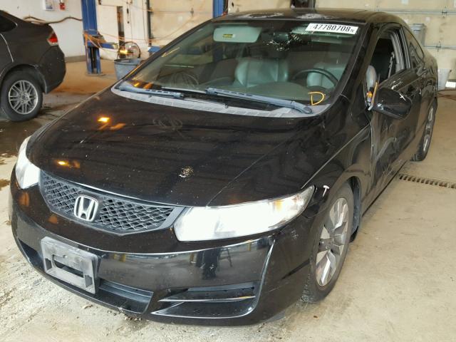 2HGFG12959H529574 - 2009 HONDA CIVIC EXL 黑色 照片 2