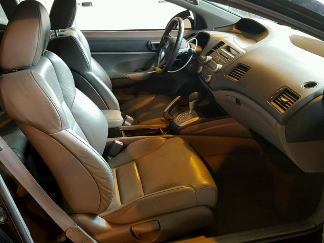 2HGFG12959H529574 - 2009 HONDA CIVIC EXL 黑色 照片 5