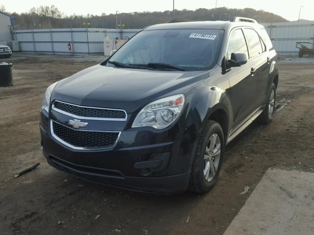 2GNFLEE57C6162374 - 2012 CHEVROLET EQUINOX LT BLACK photo 2