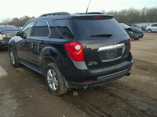 2GNFLEE57C6162374 - 2012 CHEVROLET EQUINOX LT BLACK photo 3