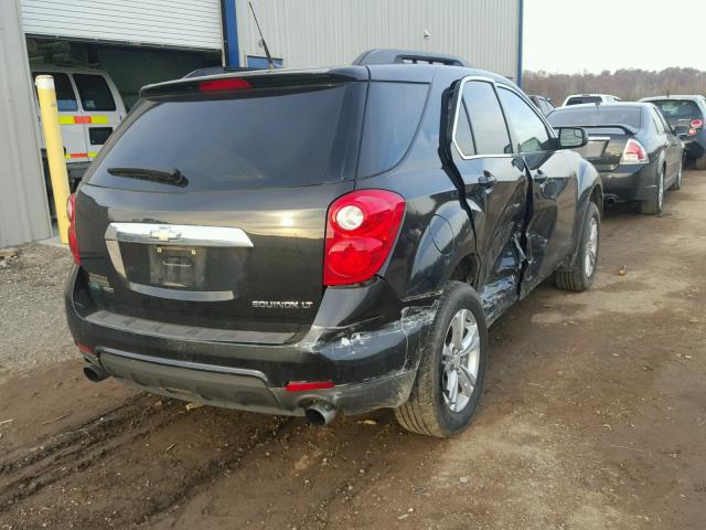 2GNFLEE57C6162374 - 2012 CHEVROLET EQUINOX LT BLACK photo 4