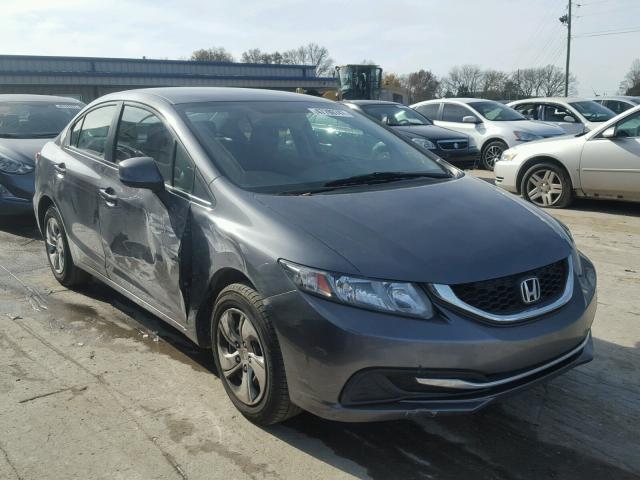 19XFB2F59DE069432 - 2013 HONDA CIVIC LX GRAY photo 1