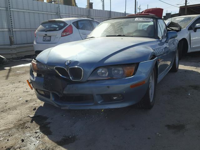 4USCH732XTLB75237 - 1996 BMW Z3 1.9 BLUE photo 2